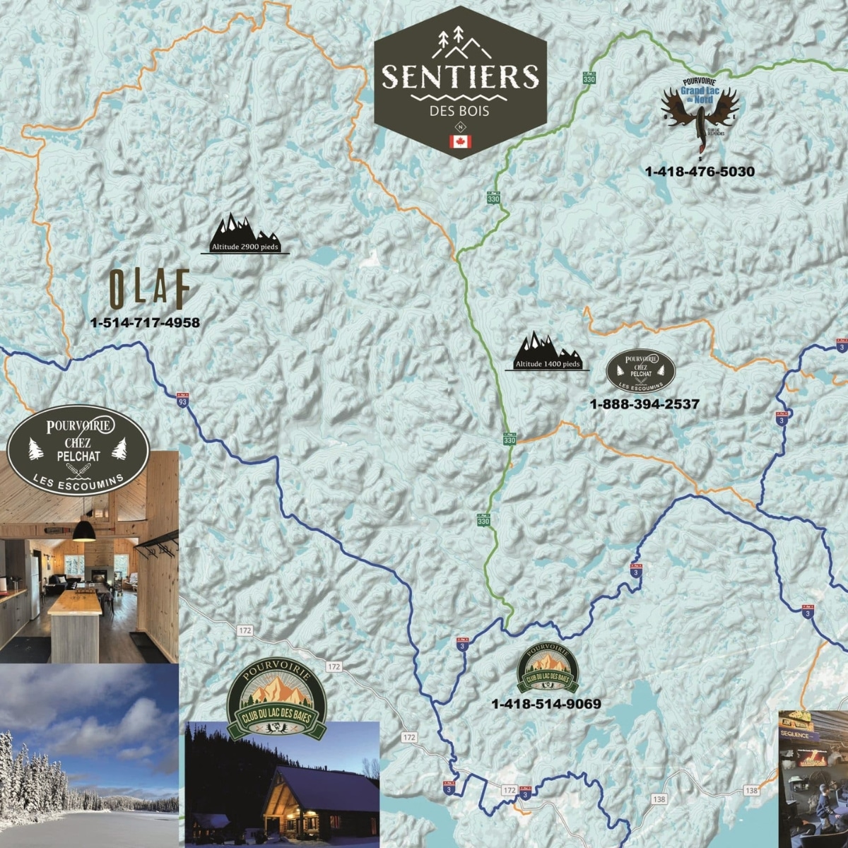 Sentiers des bois - Sentiers de Motoneige